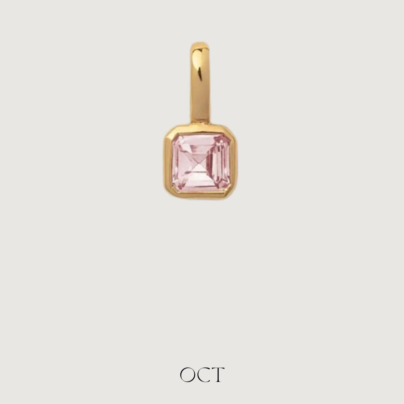 GOLD CHARM BIRTHSTONE MULTI - STUDIO JO STORE