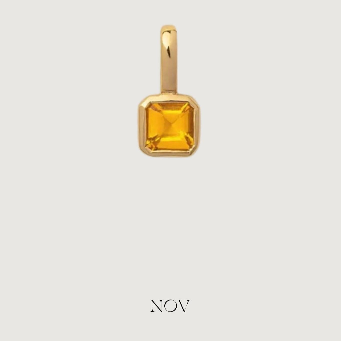 GOLD CHARM BIRTHSTONE MULTI - STUDIO JO STORE