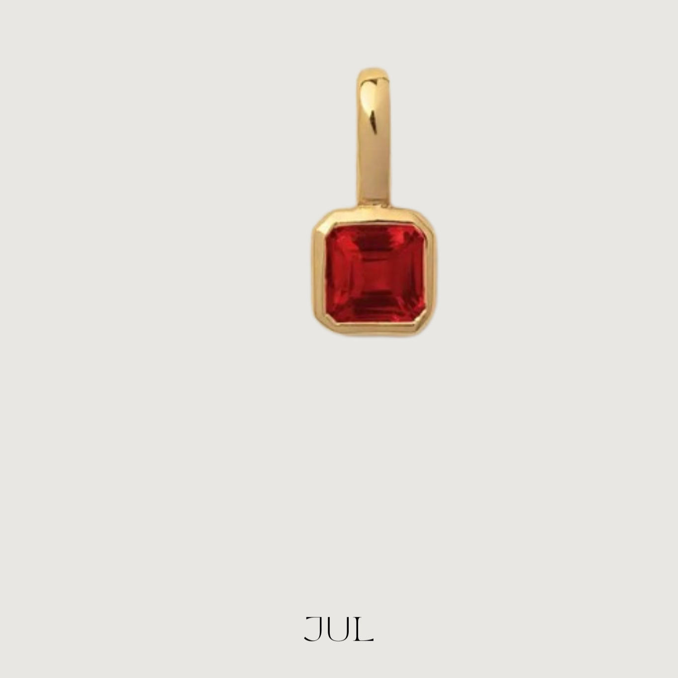 GOLD CHARM BIRTHSTONE MULTI - STUDIO JO STORE