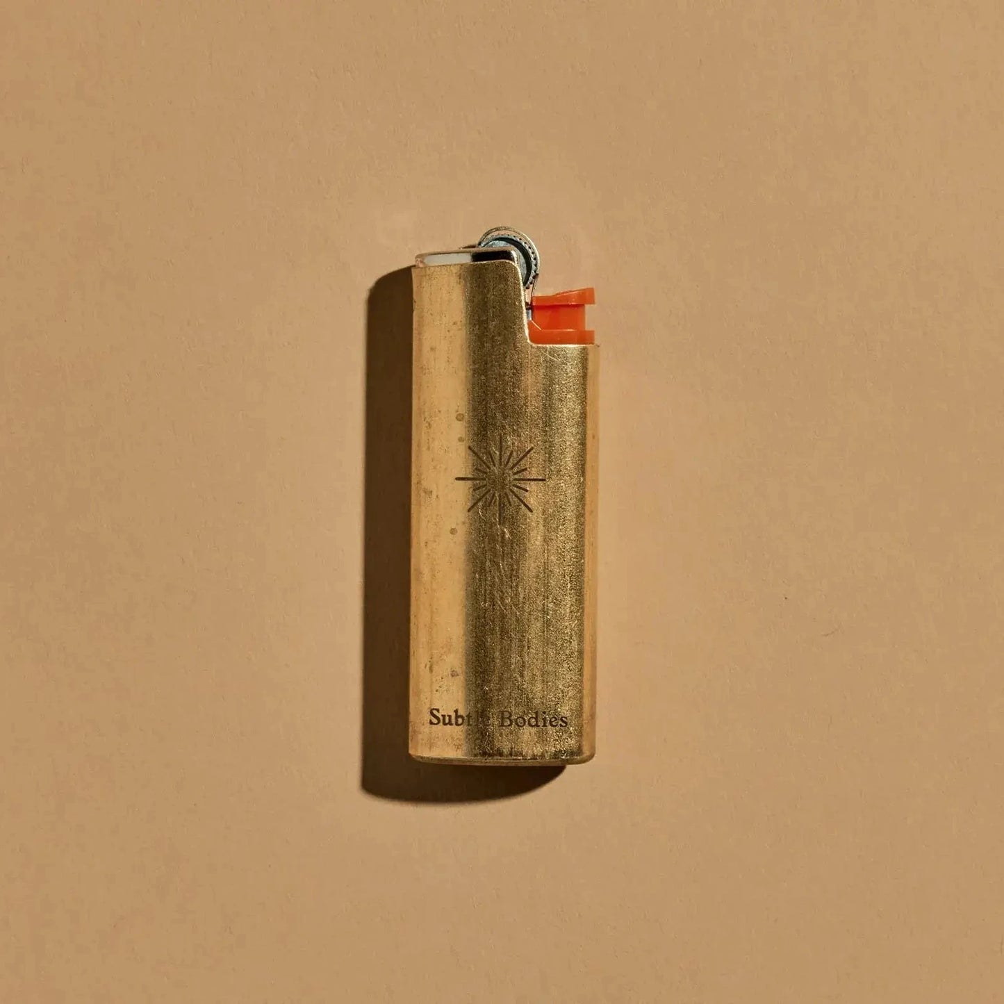 Subtle Bodies - Brass Lighter Case Unpolished