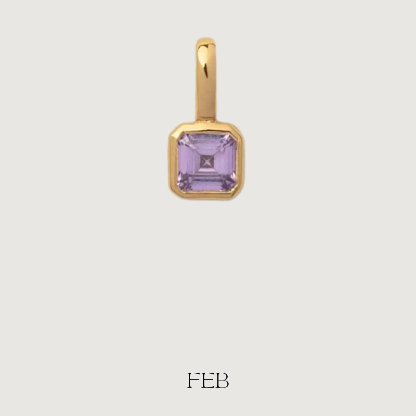 GOLD CHARM BIRTHSTONE MULTI - STUDIO JO STORE