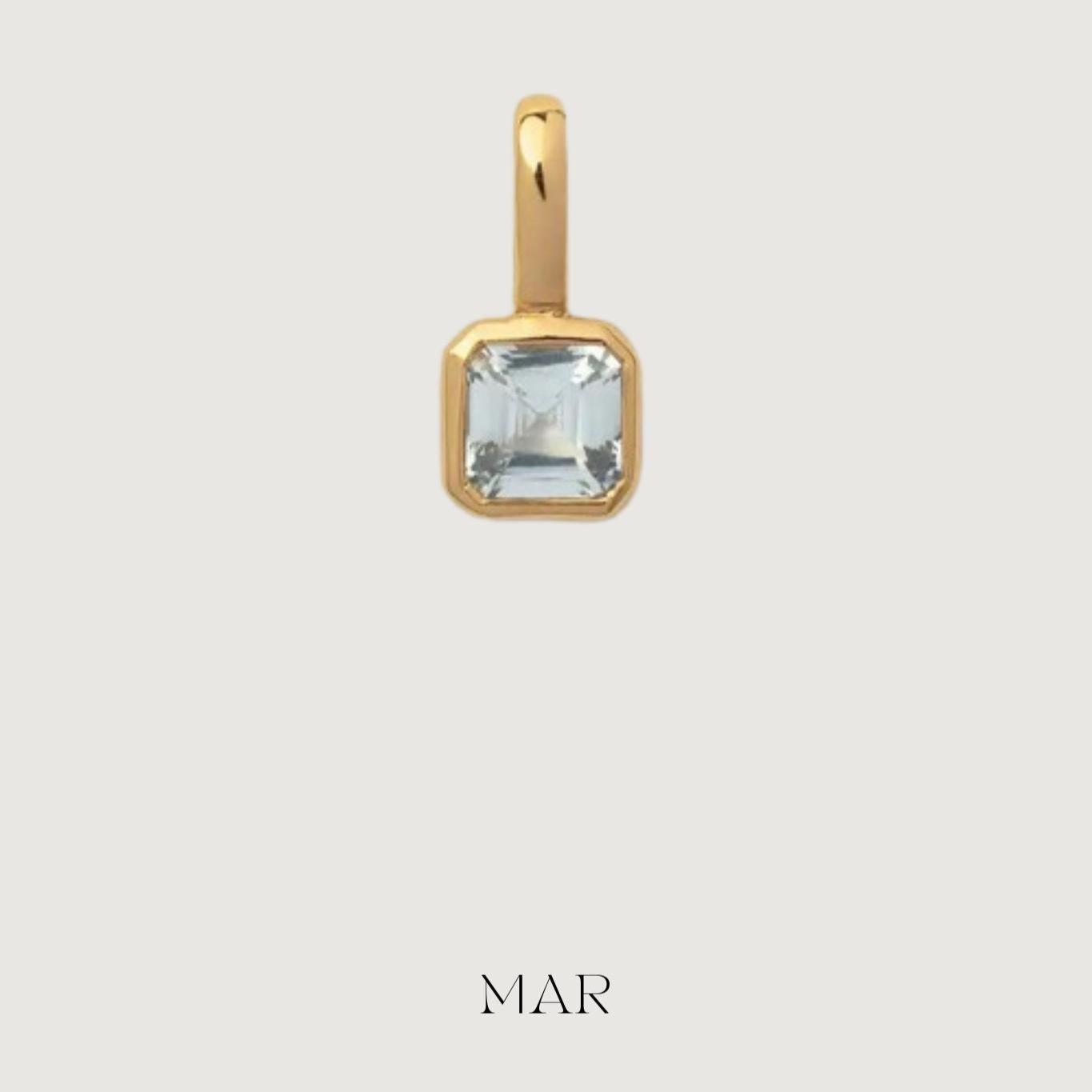 GOLD CHARM BIRTHSTONE MULTI - STUDIO JO STORE