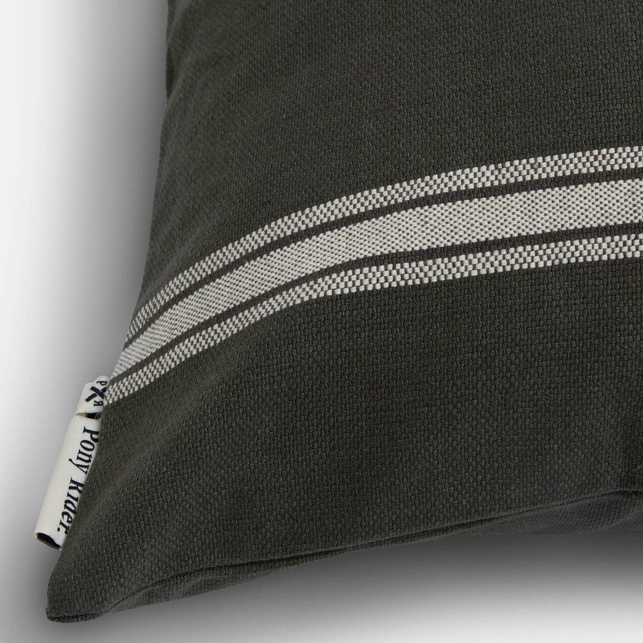 Pony Rider - Admiral Rectangle Cushion | Duffle Green: 85xm x 45cm