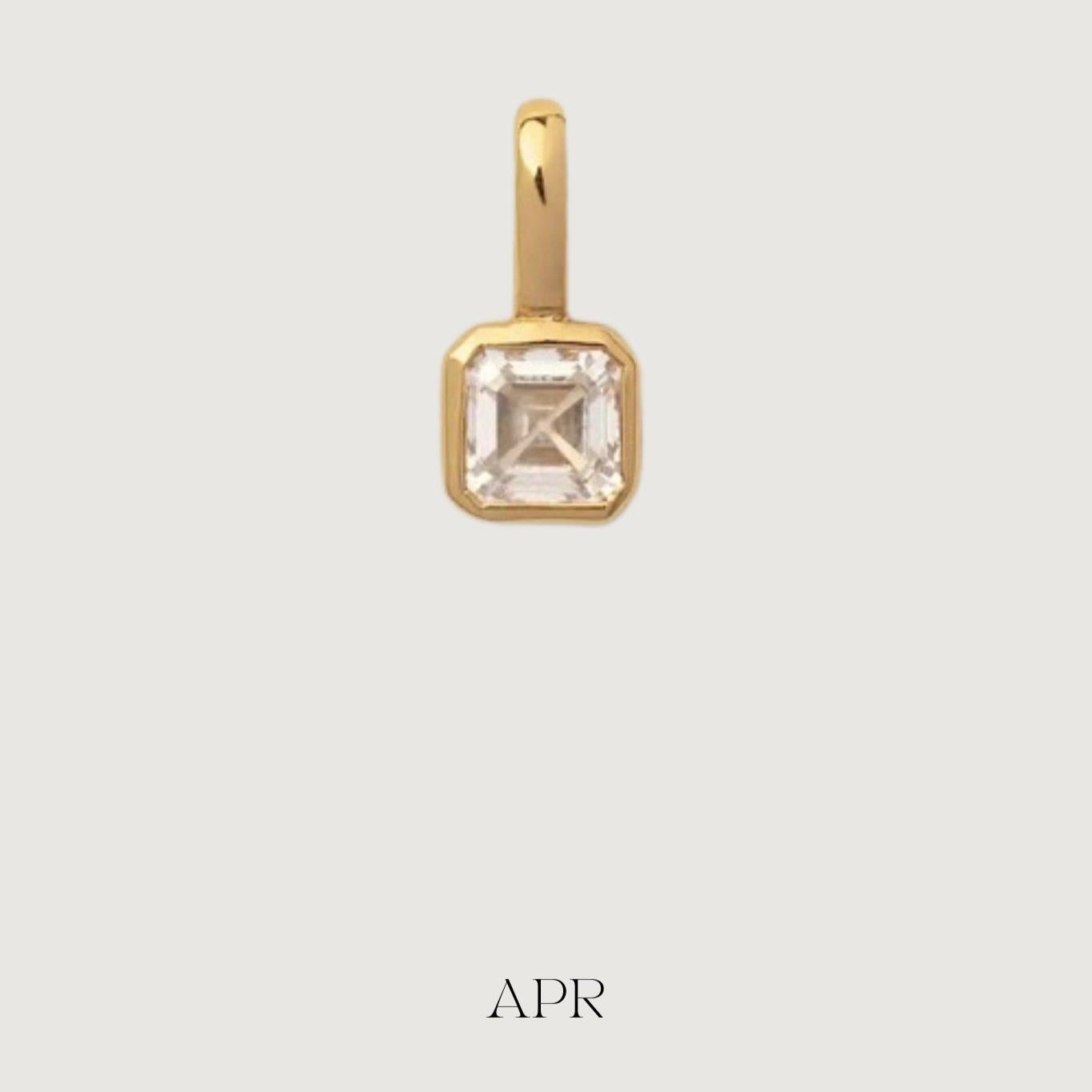 GOLD CHARM BIRTHSTONE MULTI - STUDIO JO STORE