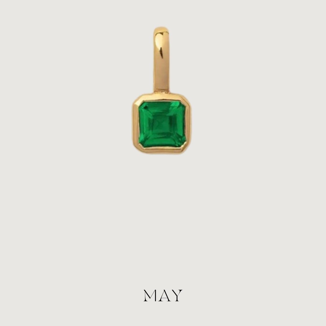 GOLD CHARM BIRTHSTONE MULTI - STUDIO JO STORE