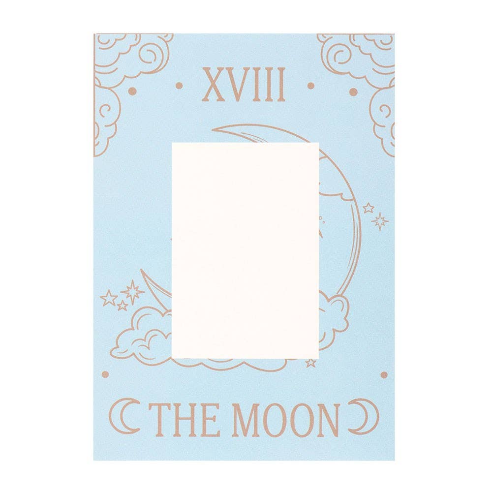 Greeting Card - The Moon Vintage Tarot Necklace