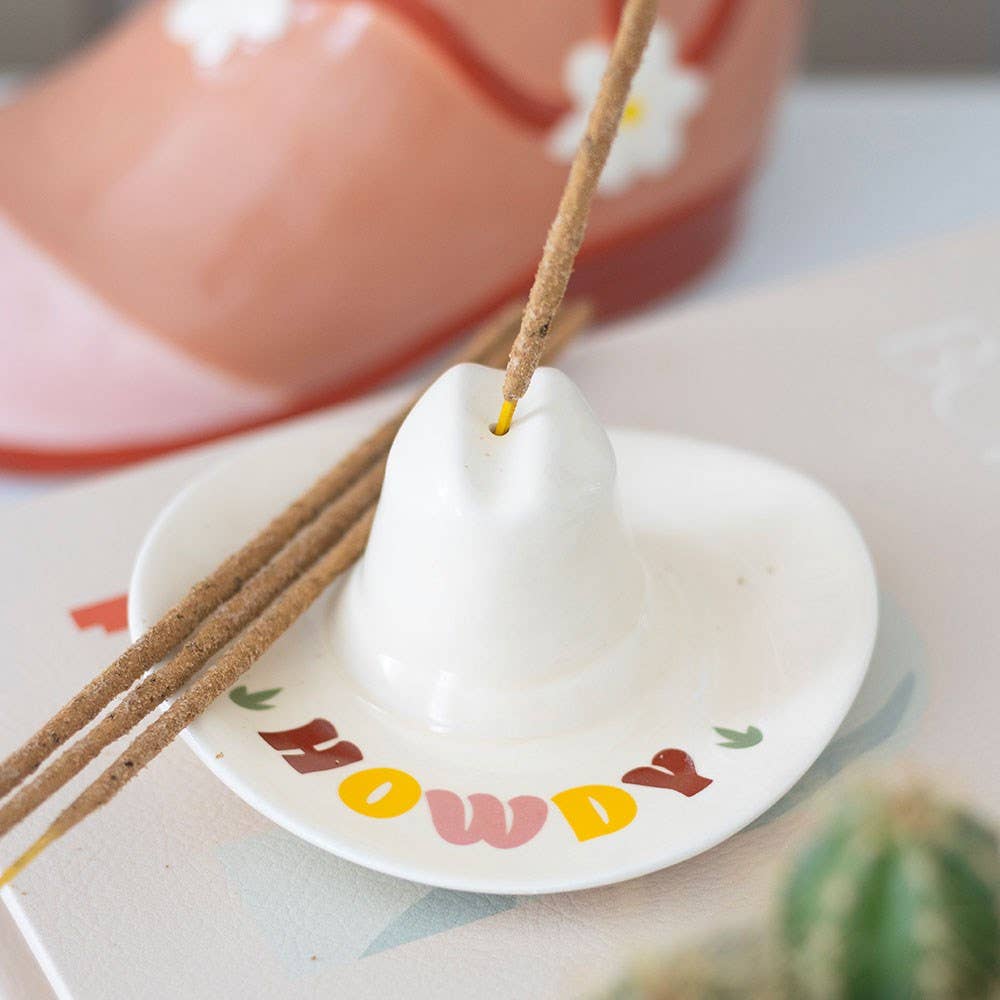 WONDER IMPORTS AUSTRALIA - Howdy Cowboy Hat Incense Stick Holder