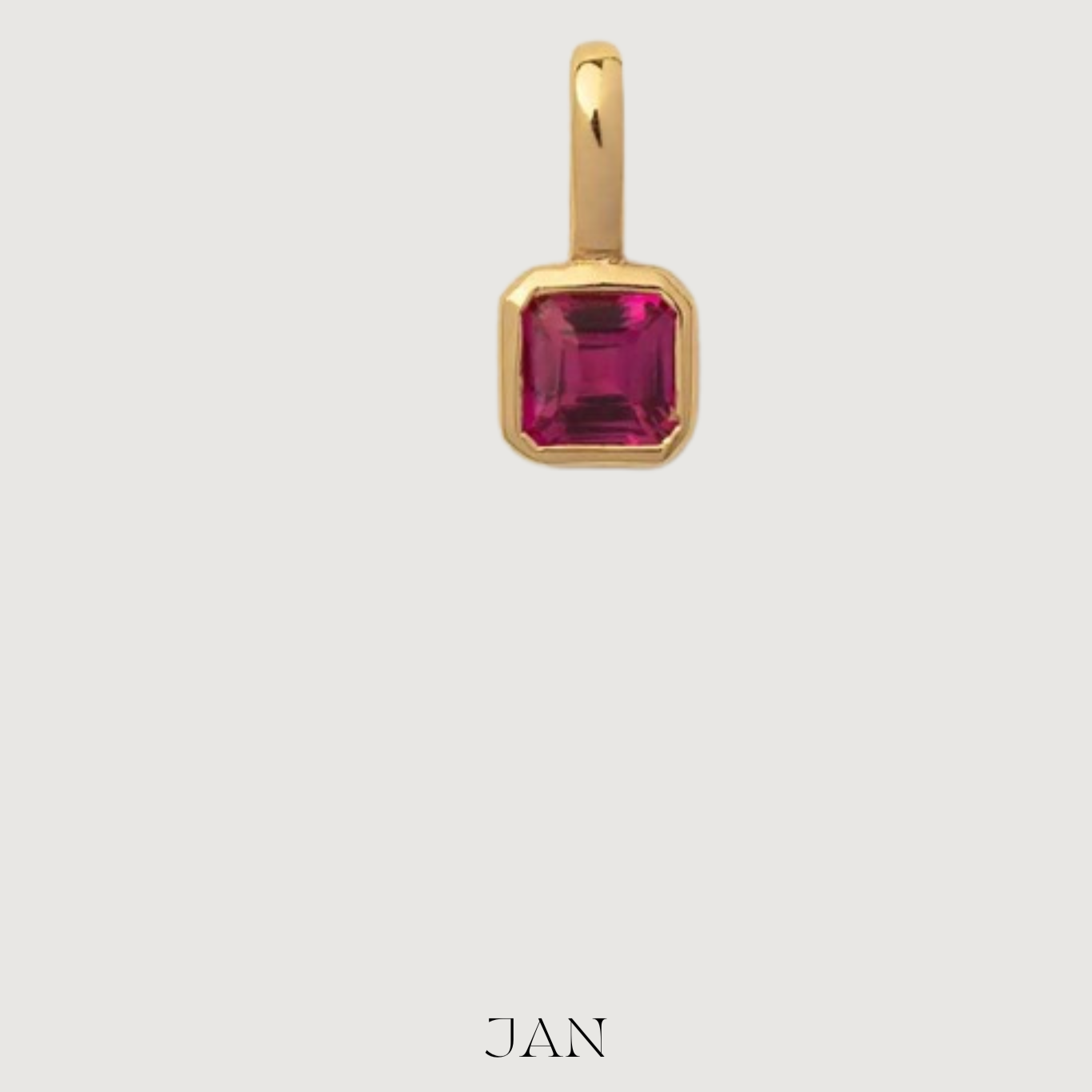 GOLD CHARM BIRTHSTONE MULTI - STUDIO JO STORE