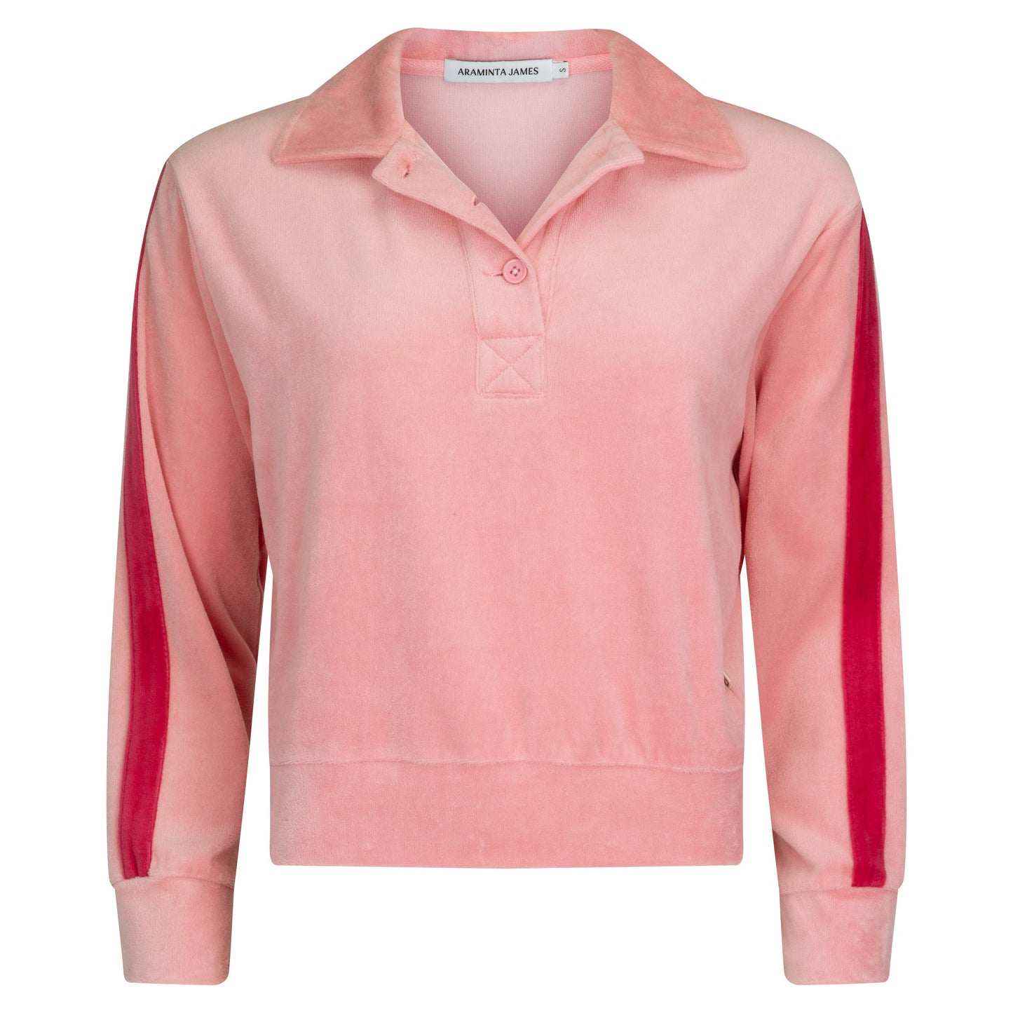 ARAMINTA JAMES - Mara Velour Sweater Blush