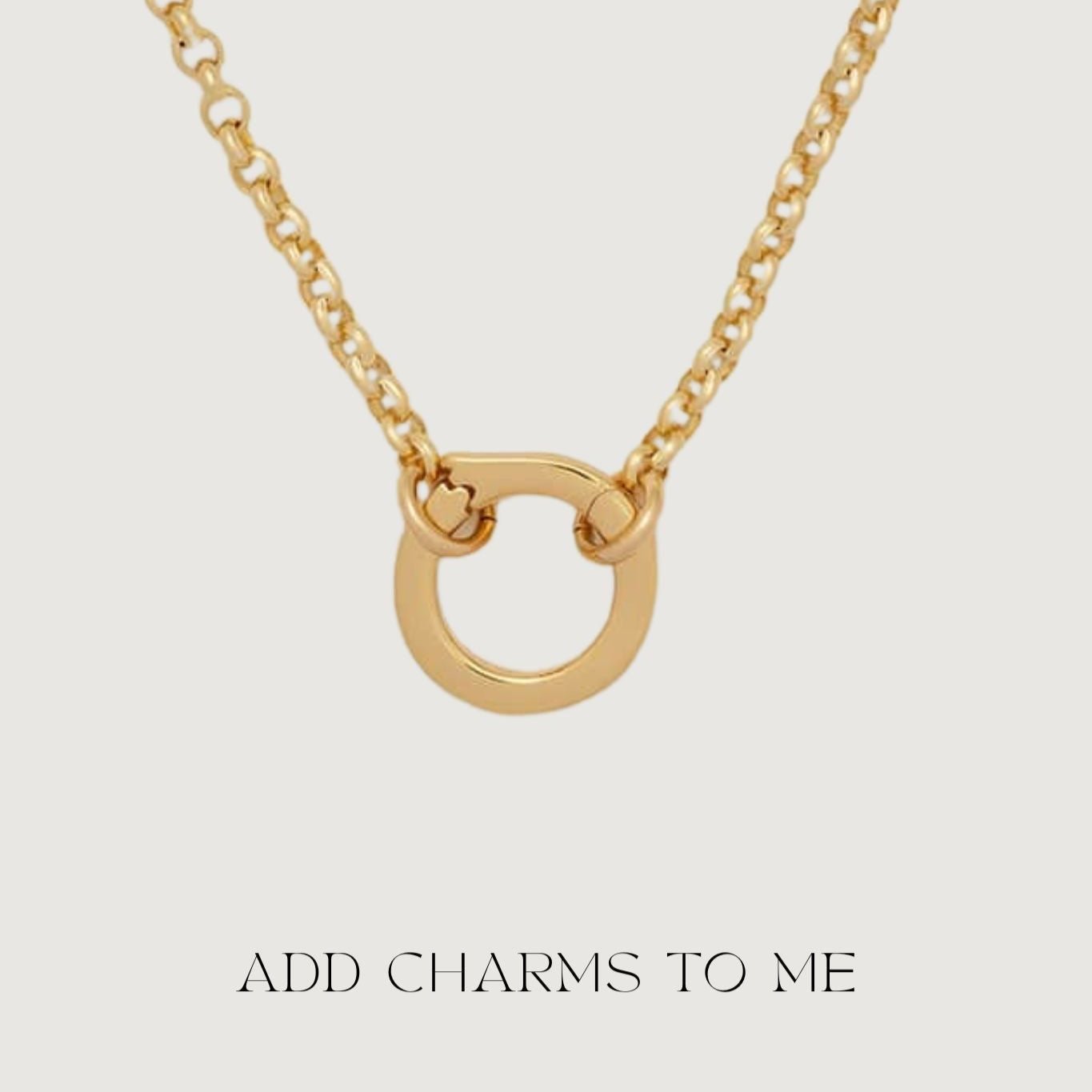 GOLD CHAIN CHARM NECKLACE - STUDIO JO STORE