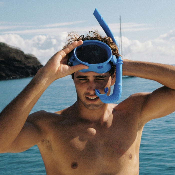 Gentle Habits (Swim) Dive Mask and Snorkel Set - IMMERSION BLUE