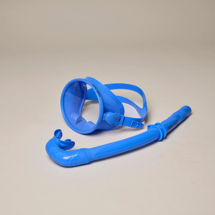 Gentle Habits (Swim) Dive Mask and Snorkel Set - IMMERSION BLUE