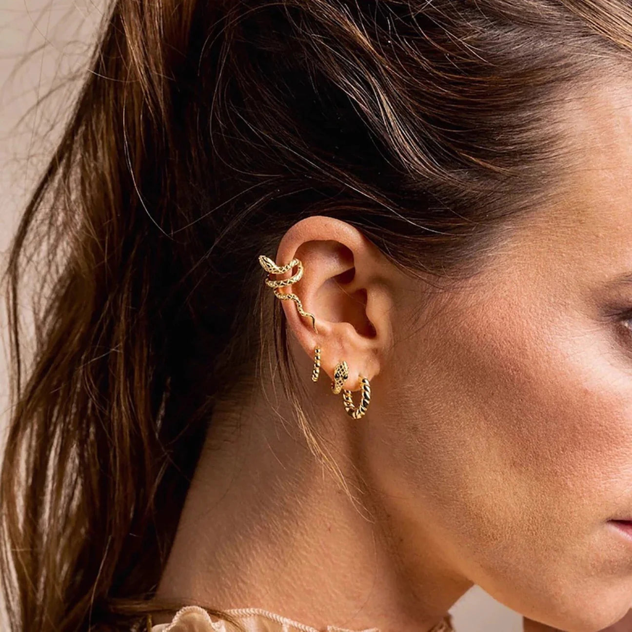 ZAYA Collective - Serpent Ear Cuff