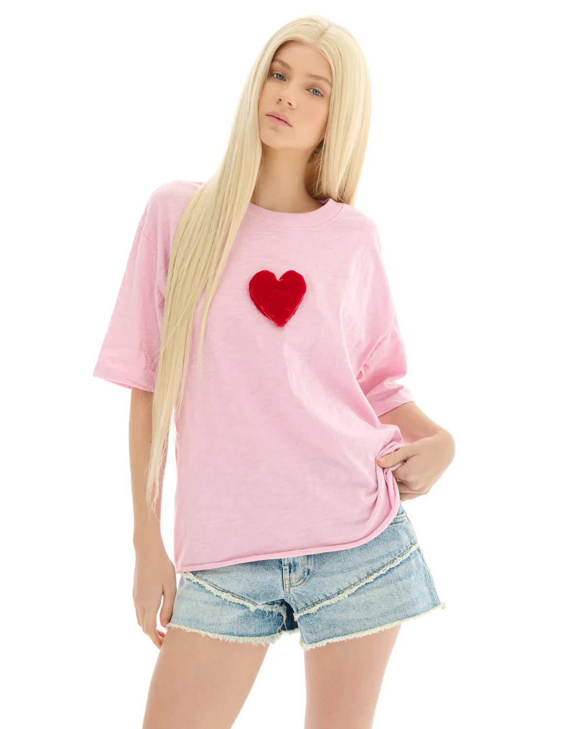 The Tales 'We Love' Velvet heart Street Tee