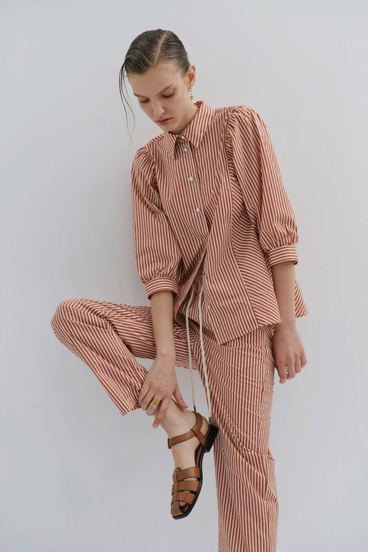 MAEVARII - Goldie Tapered Stripe Pants