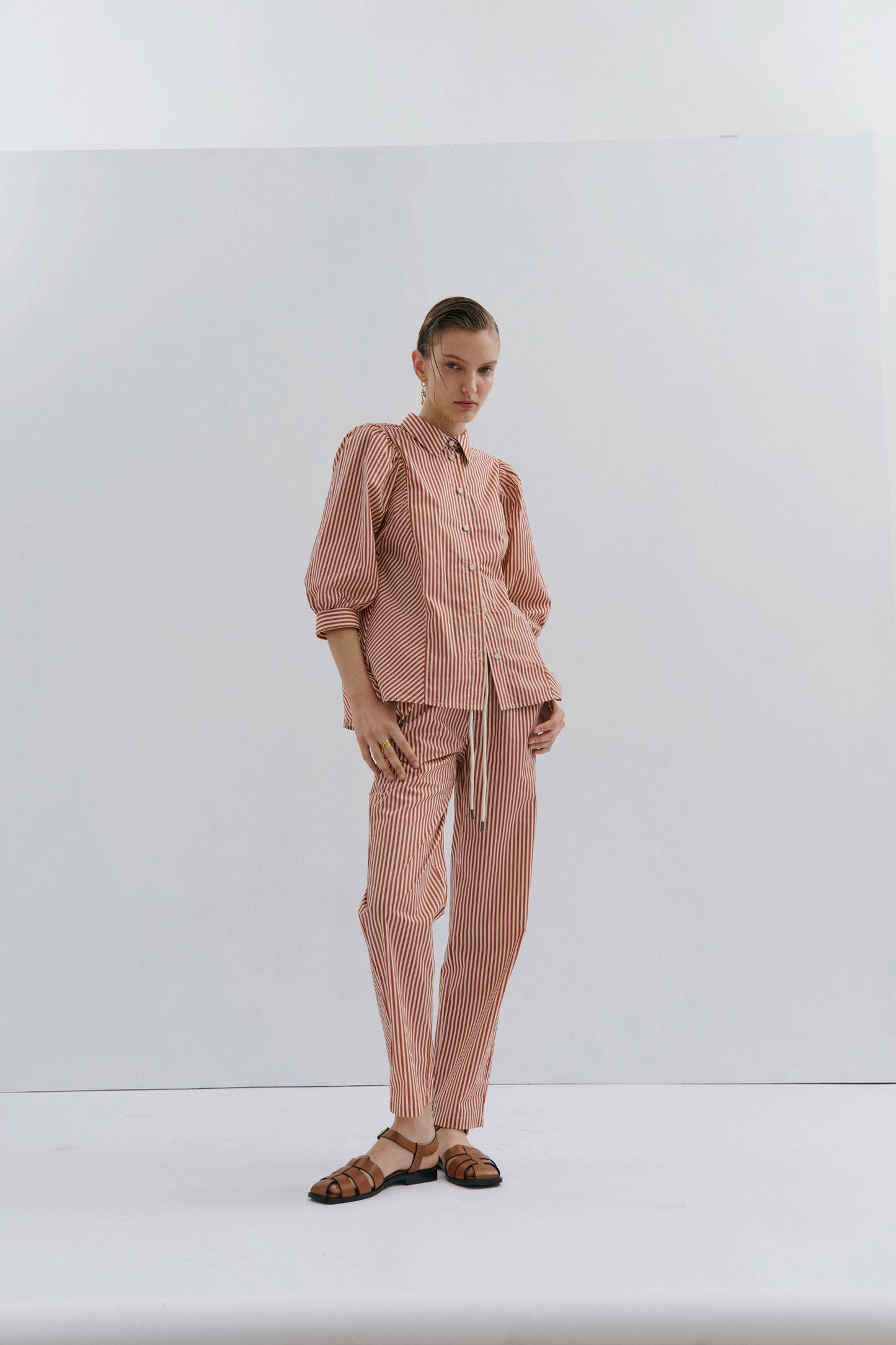 MAEVARII - Goldie Tapered Stripe Pants