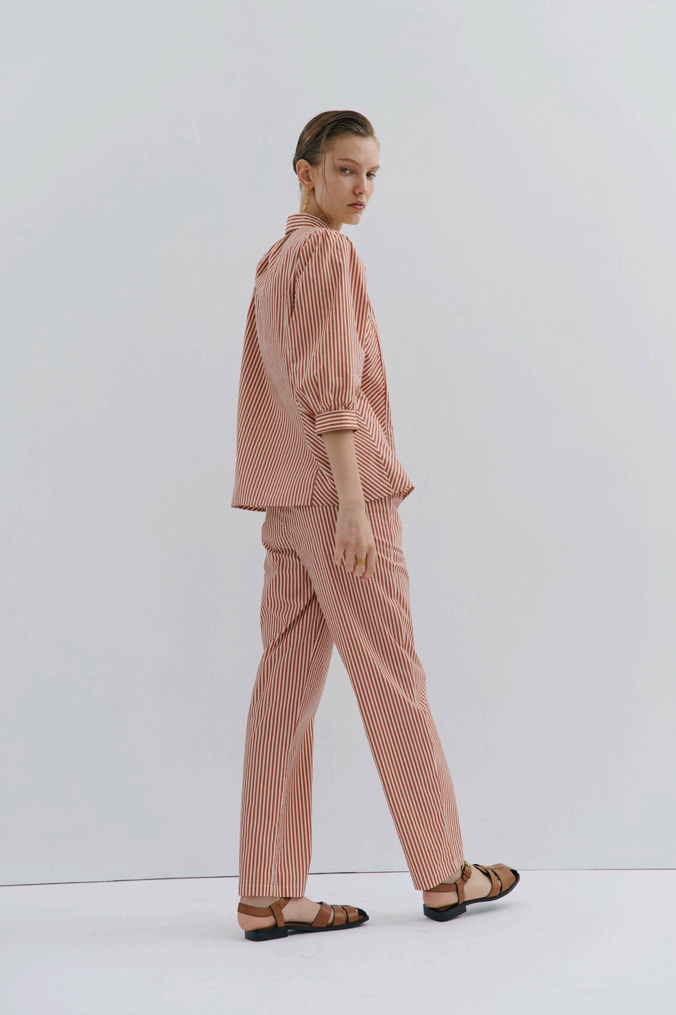 MAEVARII - Goldie Tapered Stripe Pants