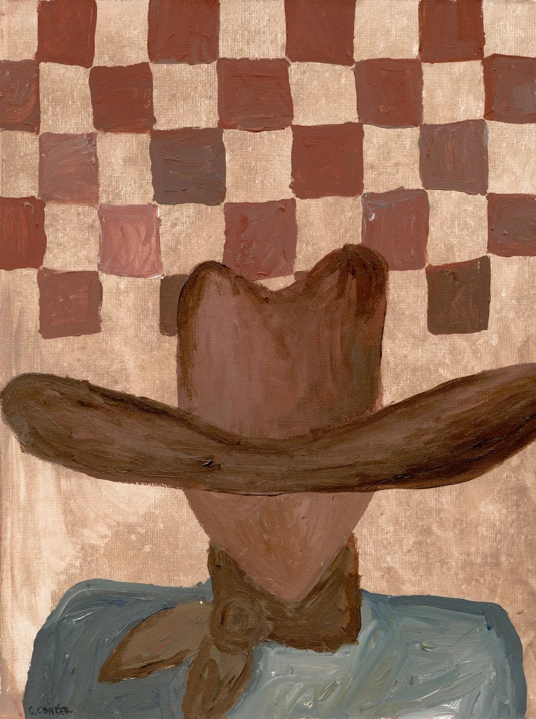 CASEY COAKER ART - Blue Collar Cowgal