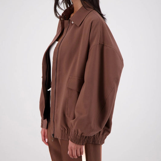 Jasmine Alexa - Ischia Bomber Jacket Mocha