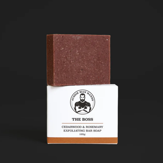 Aussie Man Hands - THE BOSS | EXFOLIATING NATURAL SOAP BAR