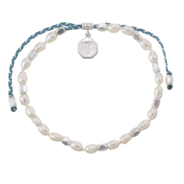 Tiger Frame - MINI PEARLS, HAND KNOTTED BRACELET