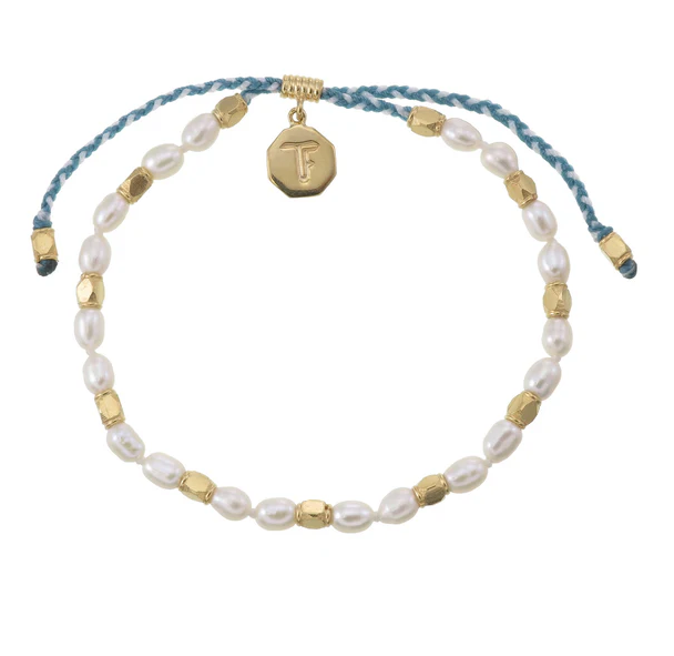Tiger Frame - MINI PEARLS, HAND KNOTTED BRACELET