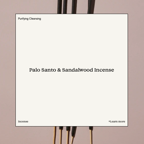 The Ayu - Palo Santo & Sandalwood Incense