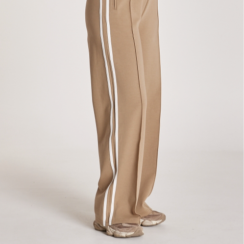 Feather & Noise - Noah Wide Pant Camel Stripe