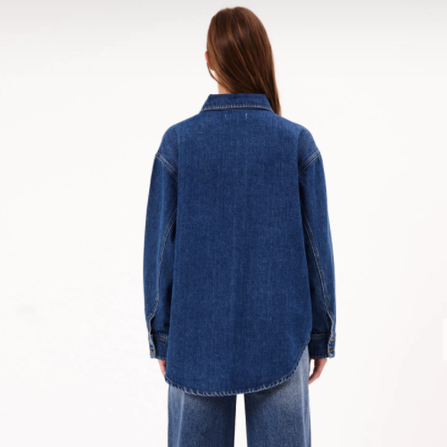 ROLLA'S - Classic Shacket - Ashley Blue