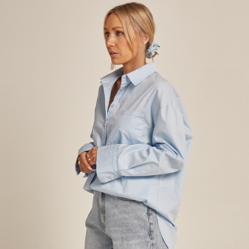 Feather & Noise - Eve Shirt, Powder Blue