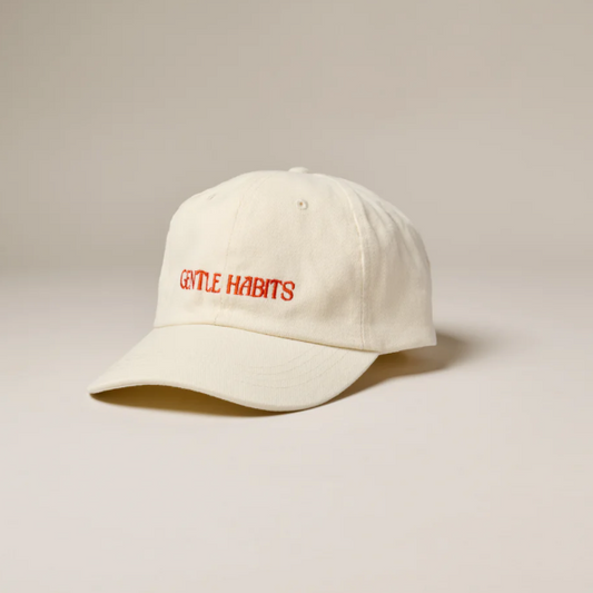 Gentle Habits - Positive Outcomes Cap - CREAM/RED