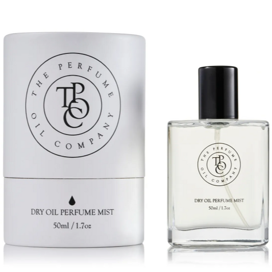 The Perfume Oil Company  - AMBER MUSK & MYRRH - 50 mL Dry Oil Body Mist