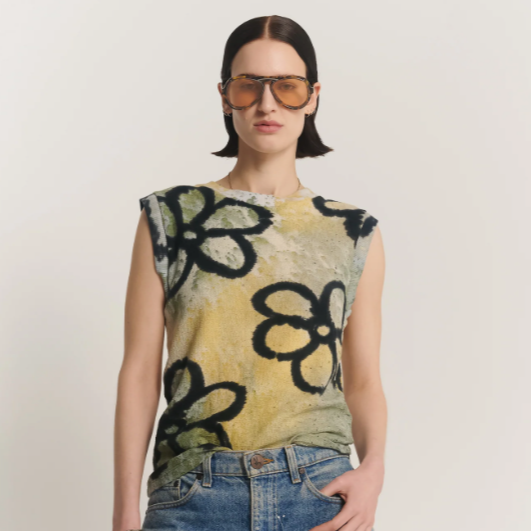 The Tales - Hand Dyed Hemp Flower Tank