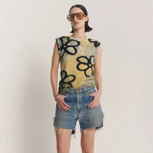 The Tales - Hand Dyed Hemp Flower Tank