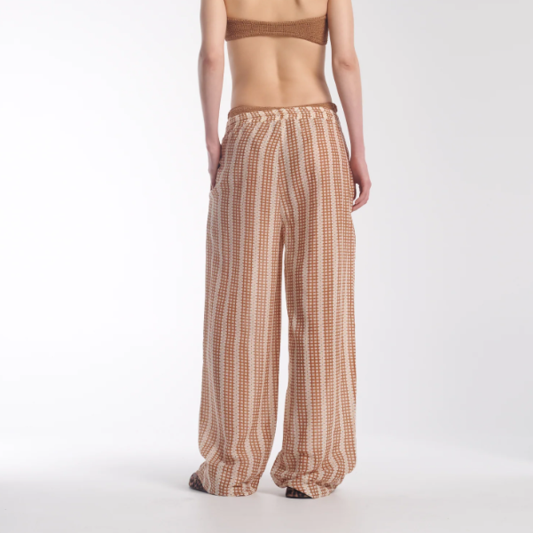 The Tales - Retro Daisy Cotton Beach Pants