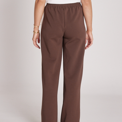 Feather & Noise - NOAH WIDE PANT - CHOCOLATE CREAM STRIPE