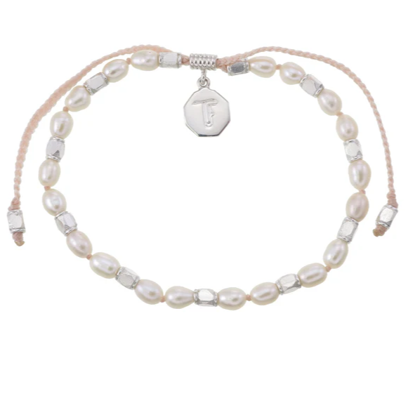 Tiger Frame - MINI PEARLS, HAND KNOTTED BRACELET