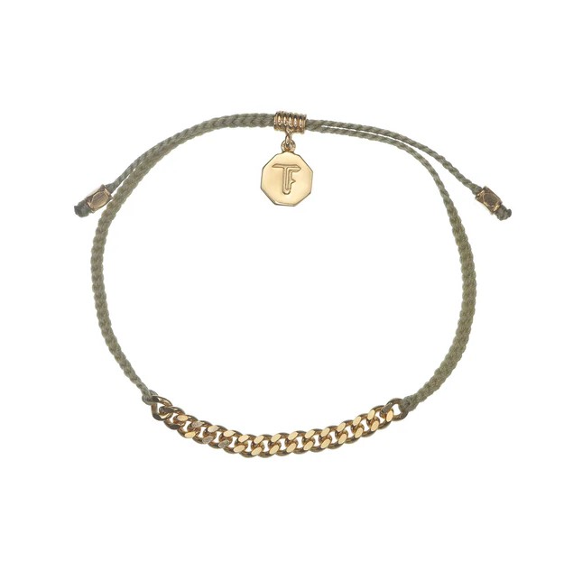 Tiger Frame - SIMPLE CHAIN & CORD BRACELET
