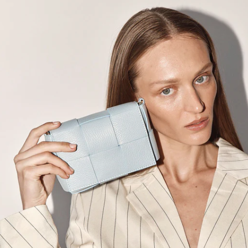 Vestirsi - Margot Mini Leather Woven Bag