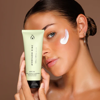 Avocado Zinc - SPF 50 Natural Physical Sunscreen