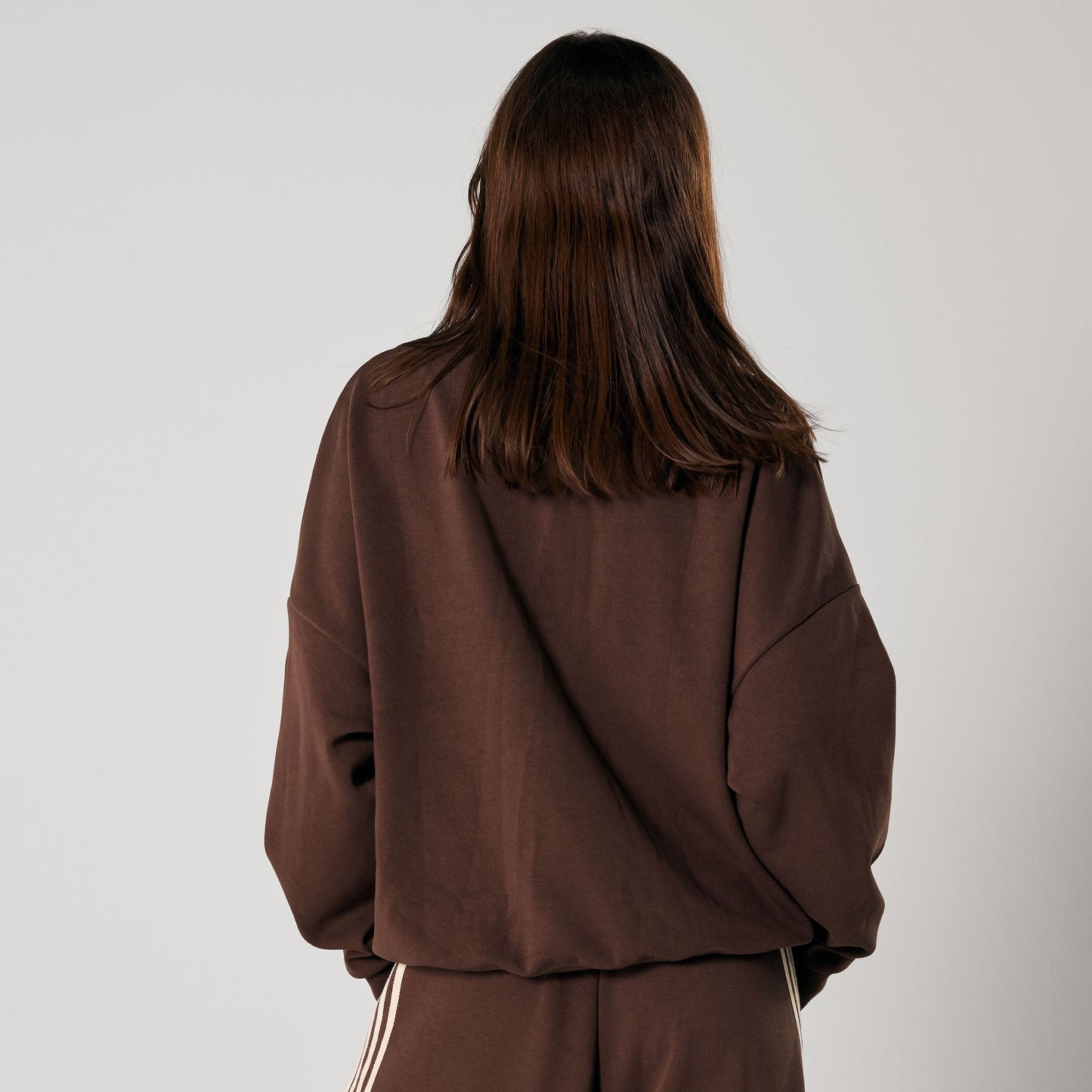 SSAINT - CROPPED HOODIE - BROWN