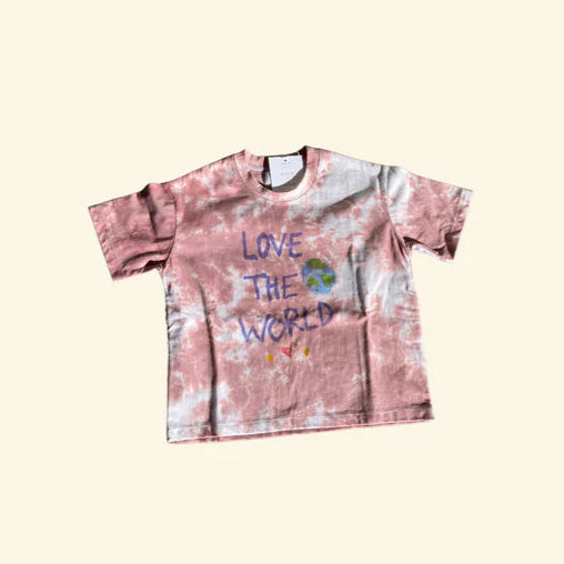 Amilita the Label - Kids Love The World Tee - Mulberry