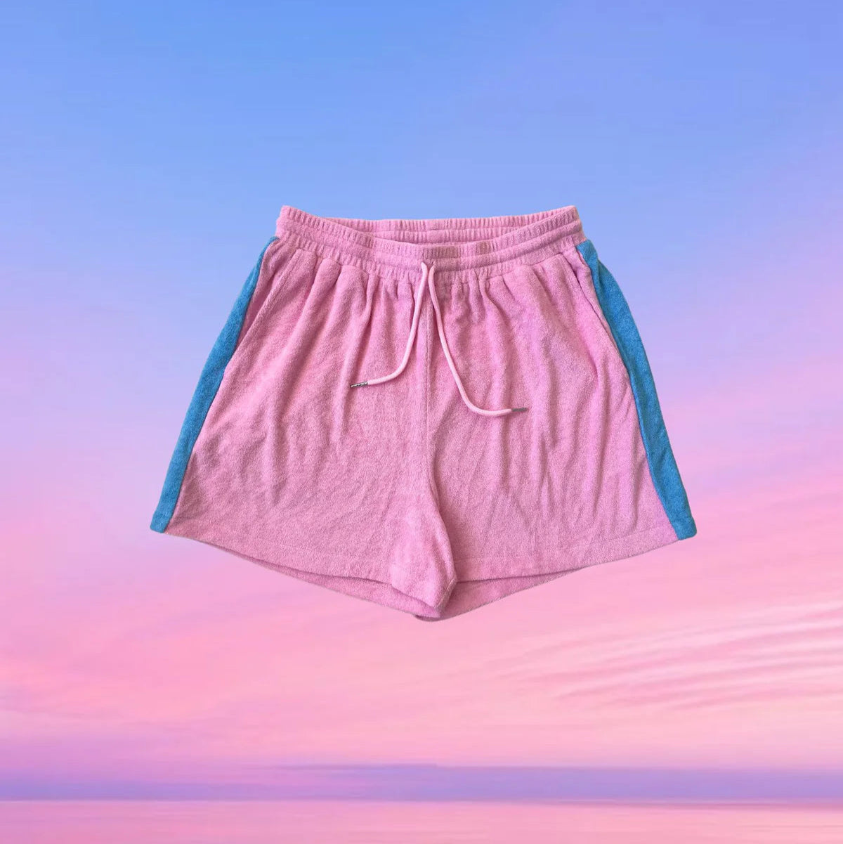 ALAKAI - PRE ORDER - Ladies Sunny Somewhere Terry Towel Shorts - Pink
