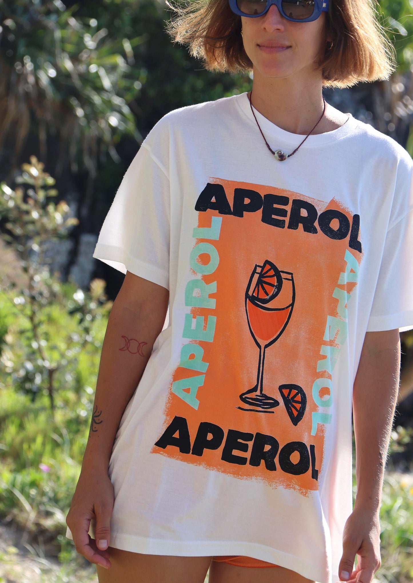 Patchs Studio - Aperol Tee, Off White