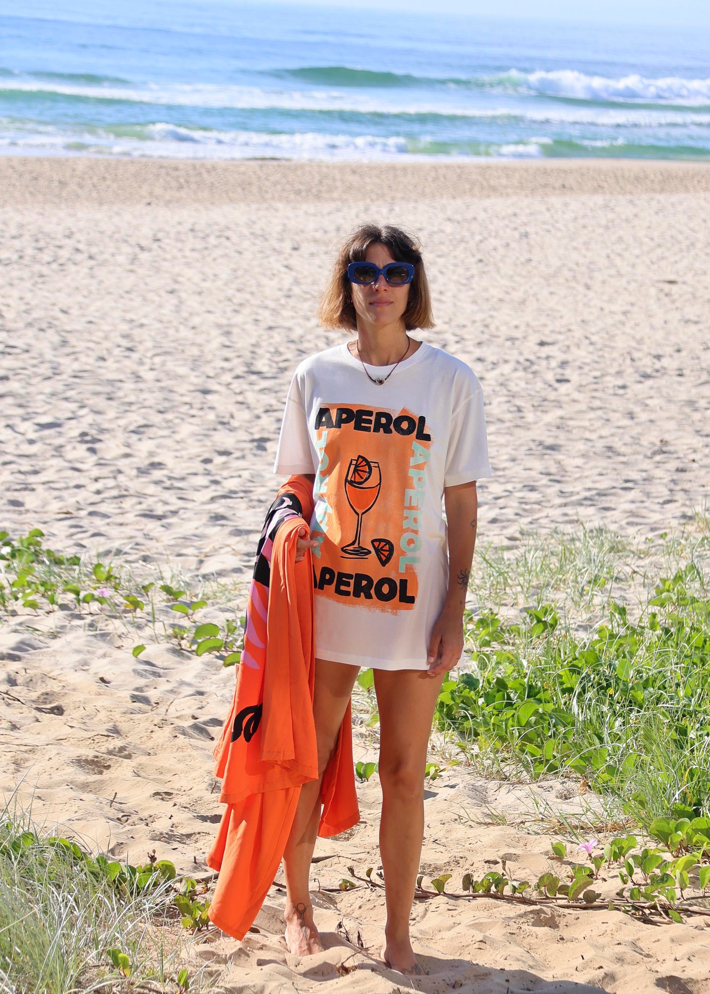 Patchs Studio - Aperol Tee, Off White
