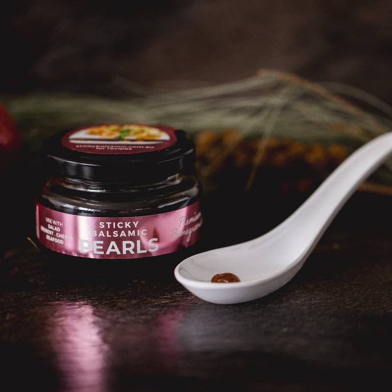 Sticky Balsamic - Premium Pomegranate Pearls - Sticky Balsamic