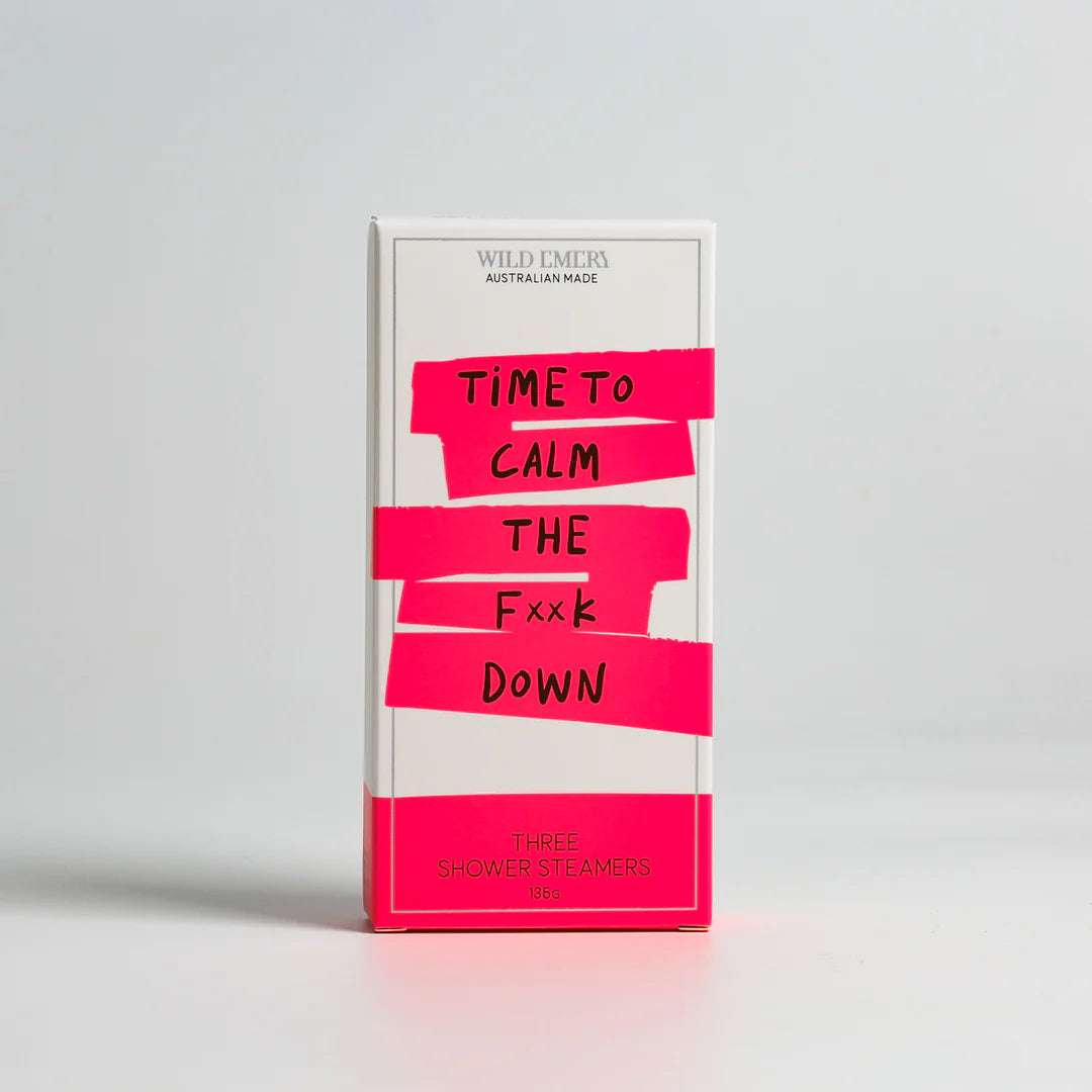 WILD EMERY - Time To Calm The F**k Down - Shower Steamer 3 Pack