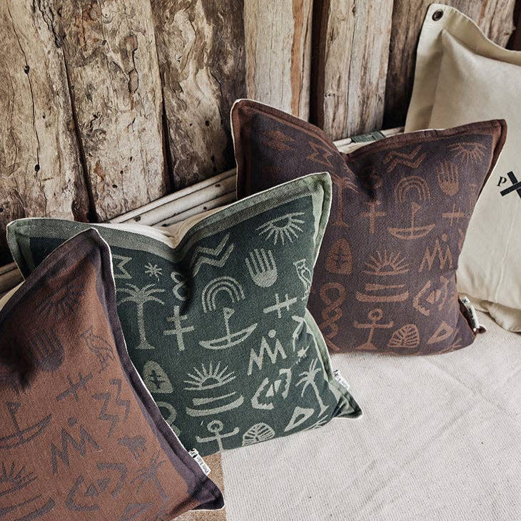 Pony Rider - Pathways Cushion | Monks Robe: 55cm x 55cm / Cover Only