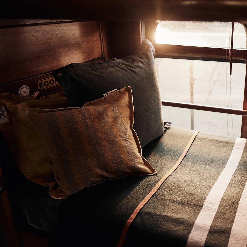 Pony Rider - Little Village Cushion | Sunrise: Sunrise / 45*45