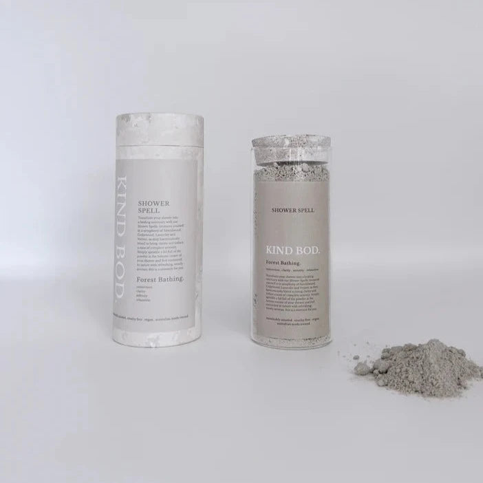 Kind Bod. Shower Spell Jar, Forest Bathing